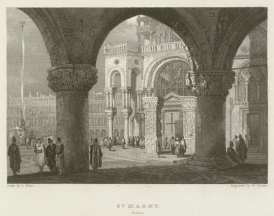 St Marks, Benátky od Samuel (after) Prout
