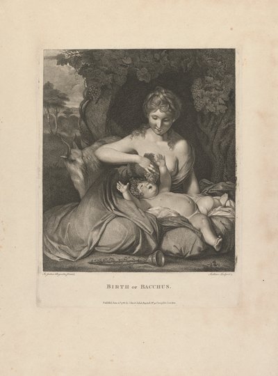 Narození Baccha od after Sir Joshua Reynolds
