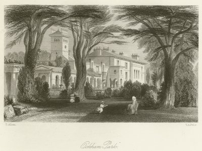 Ockham Park od after Thomas Allom