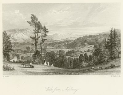 Pohled z Norbury od after Thomas Allom