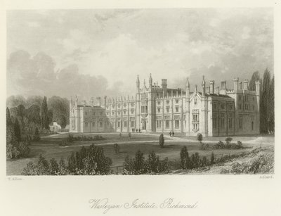Wesleyan Institute, Richmond od after Thomas Allom