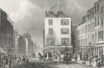 Middle Row Holborn, 1830 od Thomas Hosmer after Shepherd