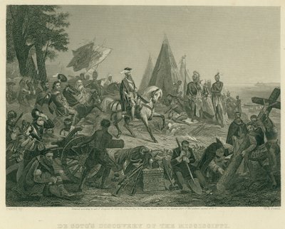 De Sotův objev Mississippi od after W.H. Powell