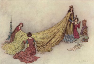 Geoffrey Chaucer, Příběh úředníků od after Warwick Goble