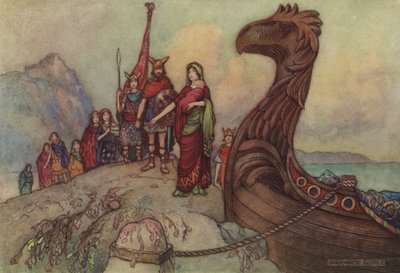 Geoffrey Chaucer, Příběh muže zákonů od after Warwick Goble