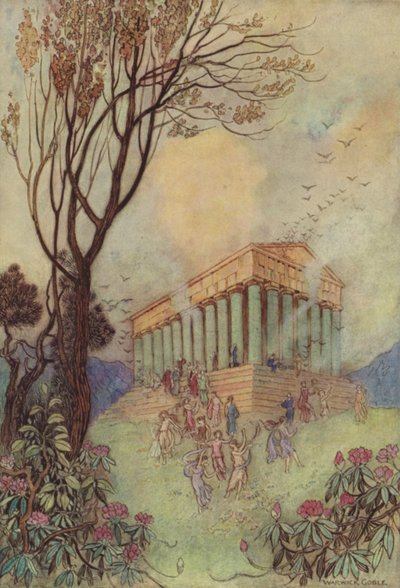 Geoffrey Chaucer, Parlament ptáků od after Warwick Goble