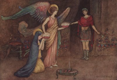Geoffrey Chaucer, Příběh druhé jeptišky od after Warwick Goble