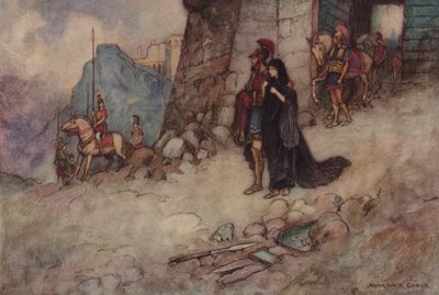 Geoffrey Chaucer, Troilus a Criseyde od after Warwick Goble