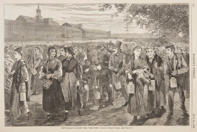 New England Factory Life - "Bell-Time" od Winslow Homer