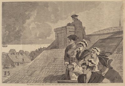 Bitva o Bunker-Hill - Sledovat boj z Coppova kopce v Bostonu od Winslow Homer