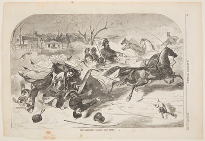 Sáňkařská sezóna – Rozrušení od Winslow Homer