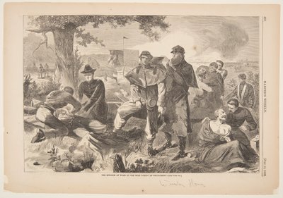 Chirurg při práci na zadní straně během zásnuby od Winslow Homer