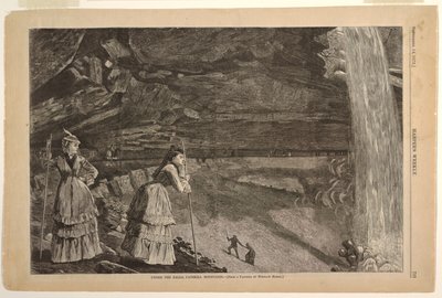 Under the Falls, Catskill Mountains od Winslow Homer