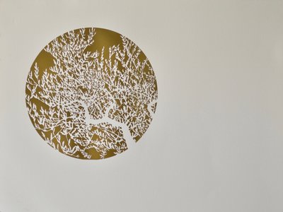 Skrytá moudrost, 2017, ražba listů na papíře od angus hampel