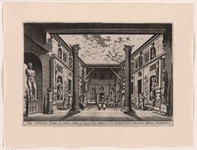 Beeldentuin v Palazzo Valle, Capranica od anonymous (attributed to)
