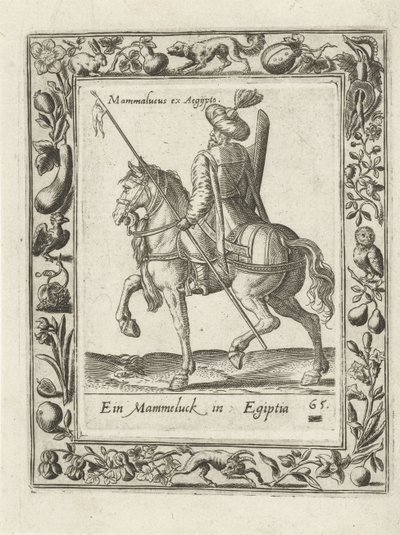 Mamluk na koni od anonymous (attributed to)