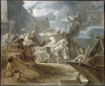 Francouzsky: Allégorie de la ville de Paris od anonymous 