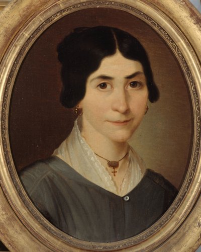Francouzsky: Portrait de femme (P2125) od anonymous 
