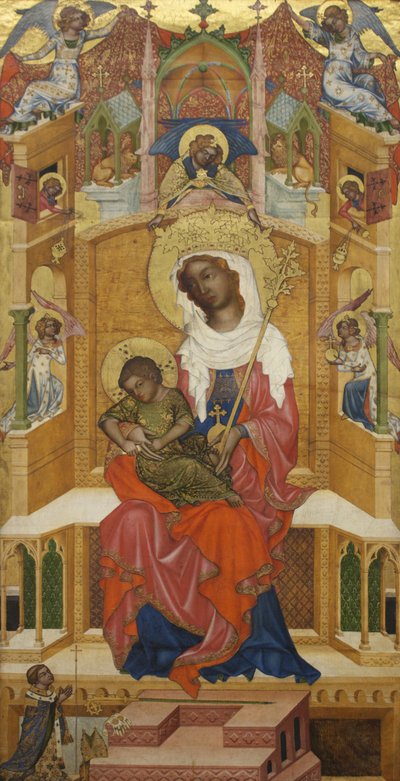 Německy: Zasvěcená Marie s dítětem (Glatzer Madonna) Glatz Madonna od anonymous 