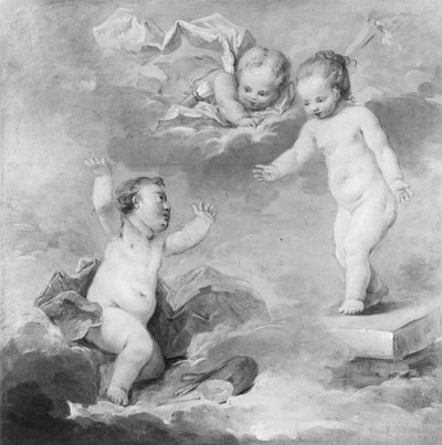 Pygmalion a Galatea jako nemluvňata od anonymous 