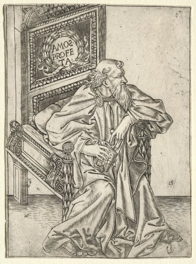 Proroci: Amos od attributed to Baccio Baldini