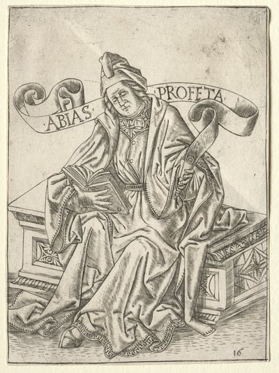Proroci: Abdiáš od attributed to Baccio Baldini