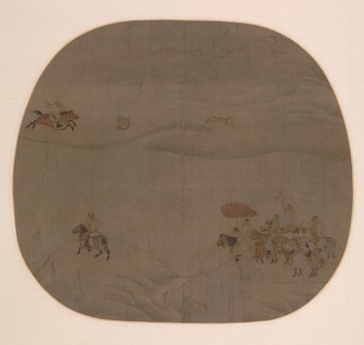 Podzimní lov od attributed to Chen Juzhong