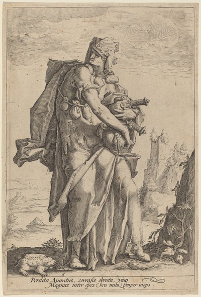 Lakota od attributed to Jacob Matham, after Hendrik Goltzius