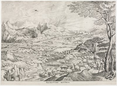 Velké krajiny: Venkovský Solicitus od attributed to Jan van Doetechum