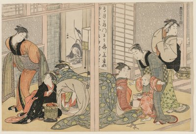 Elegantní potěšení čtyř ročních období od attributed to Kitagawa Utamaro