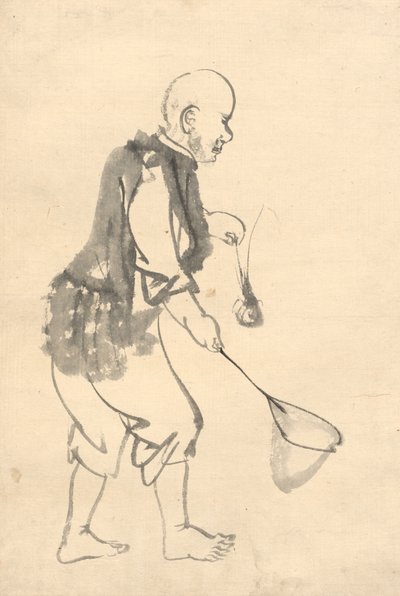Rybář krevet od attributed to Kono Bairei