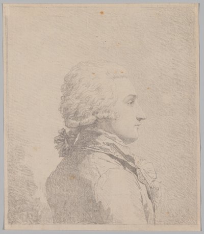 Profil Portrét muže od attributed to Louis Rolland Trinquesse