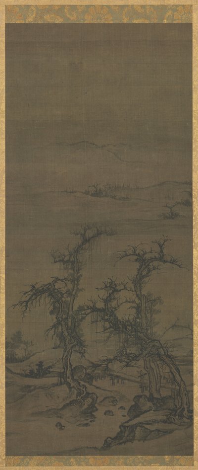 Nošení Qina na návštěvě od attributed to Luo Zhichuan