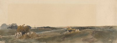 Senoseč na březích řeky Lincolnshire od attributed to Peter DeWint