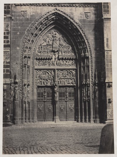 Vchod, katedrála svatého Lorenze, Norimberk od attributed to Schrag