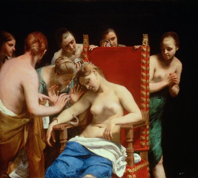 Smrt Kleopatry od called Guido Canlassi Guido Cagnacci