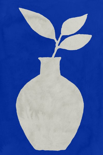 Modrá botanická váza od cartissi