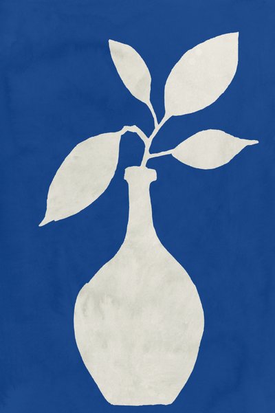 Modrá botanická váza od cartissi