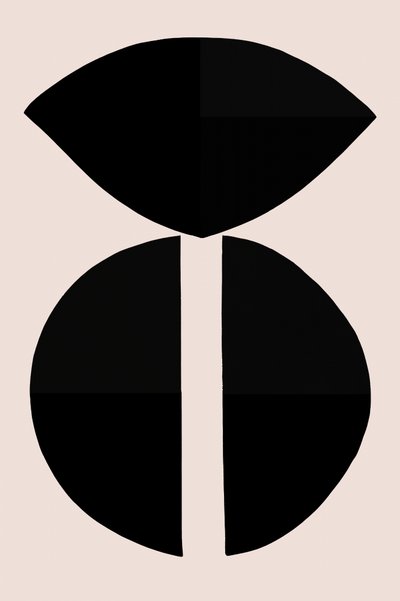 Geometrické černé tvary od cartissi