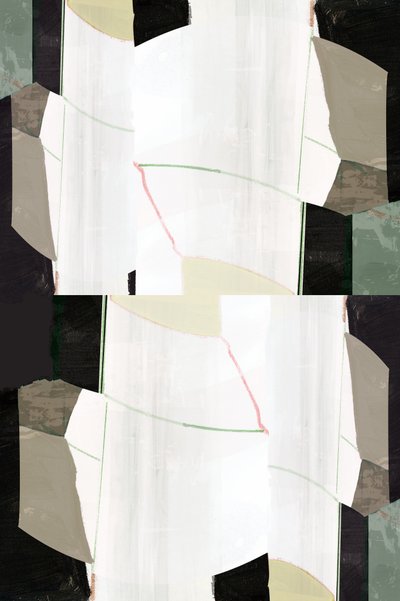 Vrstvená geometrická abstrakce od cartissi