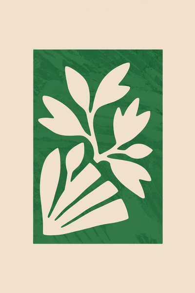 Minimalistický botanický výřez od cartissi