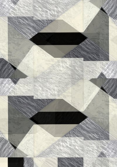 Monochromatická geometrická abstrakce od cartissi
