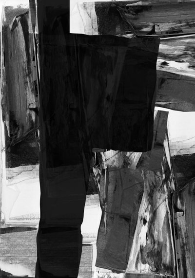 Monochromatické abstraktní vrstvy od cartissi
