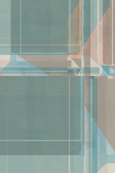 Jemná geometrie v barvě modrozelené od cartissi