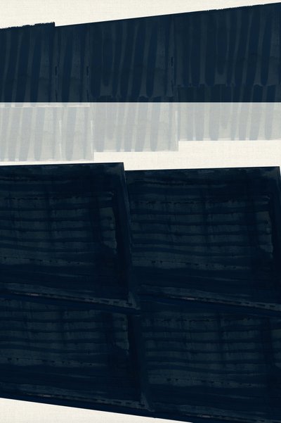 Texturované indigo kostky od cartissi
