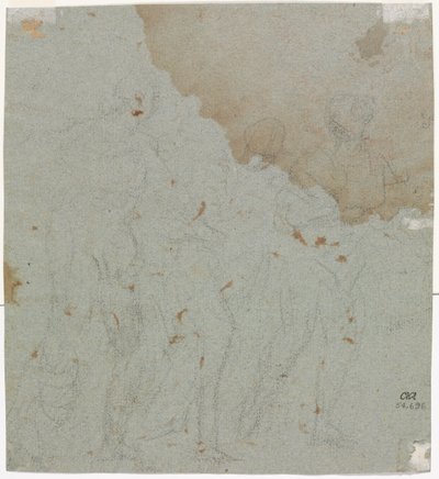 Skica pro Lota a jeho dcery (verze) od circle of Pietro da Cortona