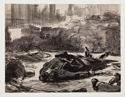 Občanská válka od Édouard Manet
