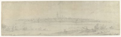 Pohled na Naarden, 1672 Fotografie kreseb francouzské invaze do Nizozemska v roce 1672 od Adama Franse van der Meulena dochované v Manufacture des Gobelins (název série) od frères Moreau