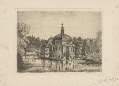 Pohled na Trompenburgh od jonkheer Barthold Willem Floris van Riemsdijk