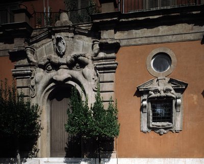 Pohled na palác Zuccari od or Zuccaro Federico Zuccari